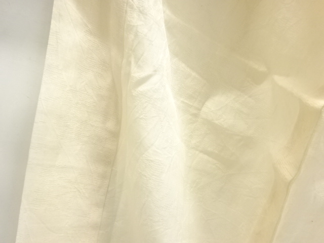  アンティーク　本麻透かし織撫子模様長襦袢